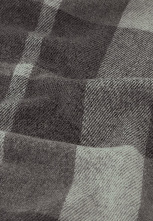 Brown checkered scarf State of Art - 25883/8816