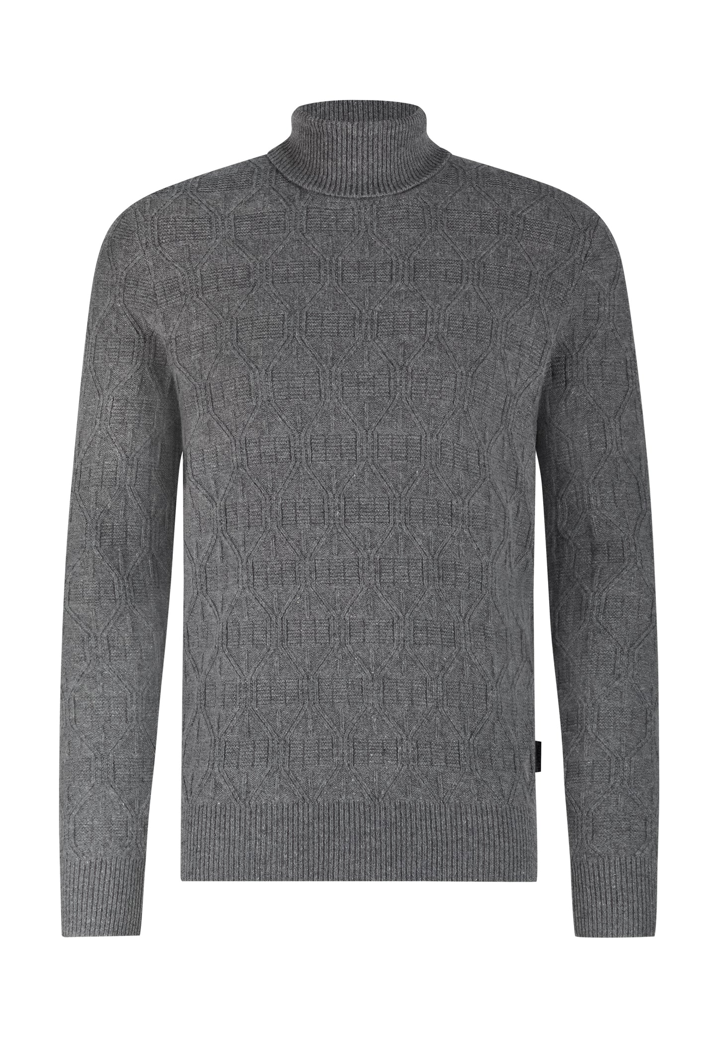 Grey turtleneck pullover State of Art - 25113/9500