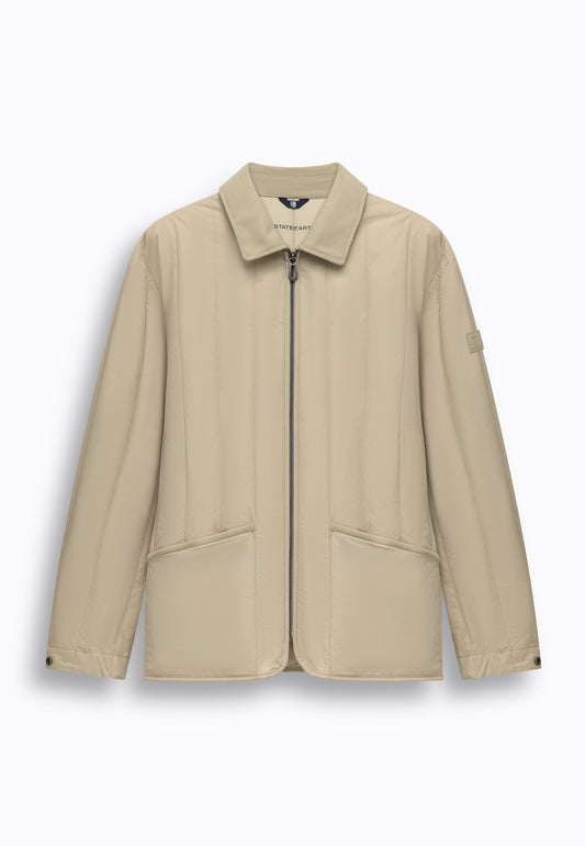 Beige short outdoor jacket State of Art - 16859/1500