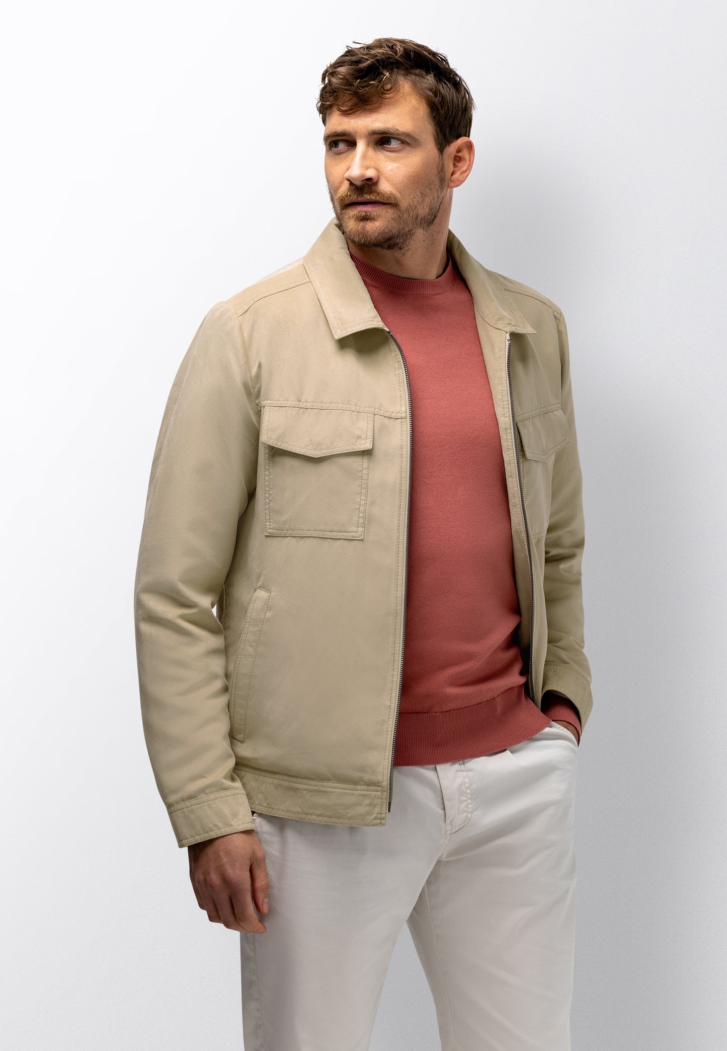 Beige bomberjack State of Art - 16866/1500
