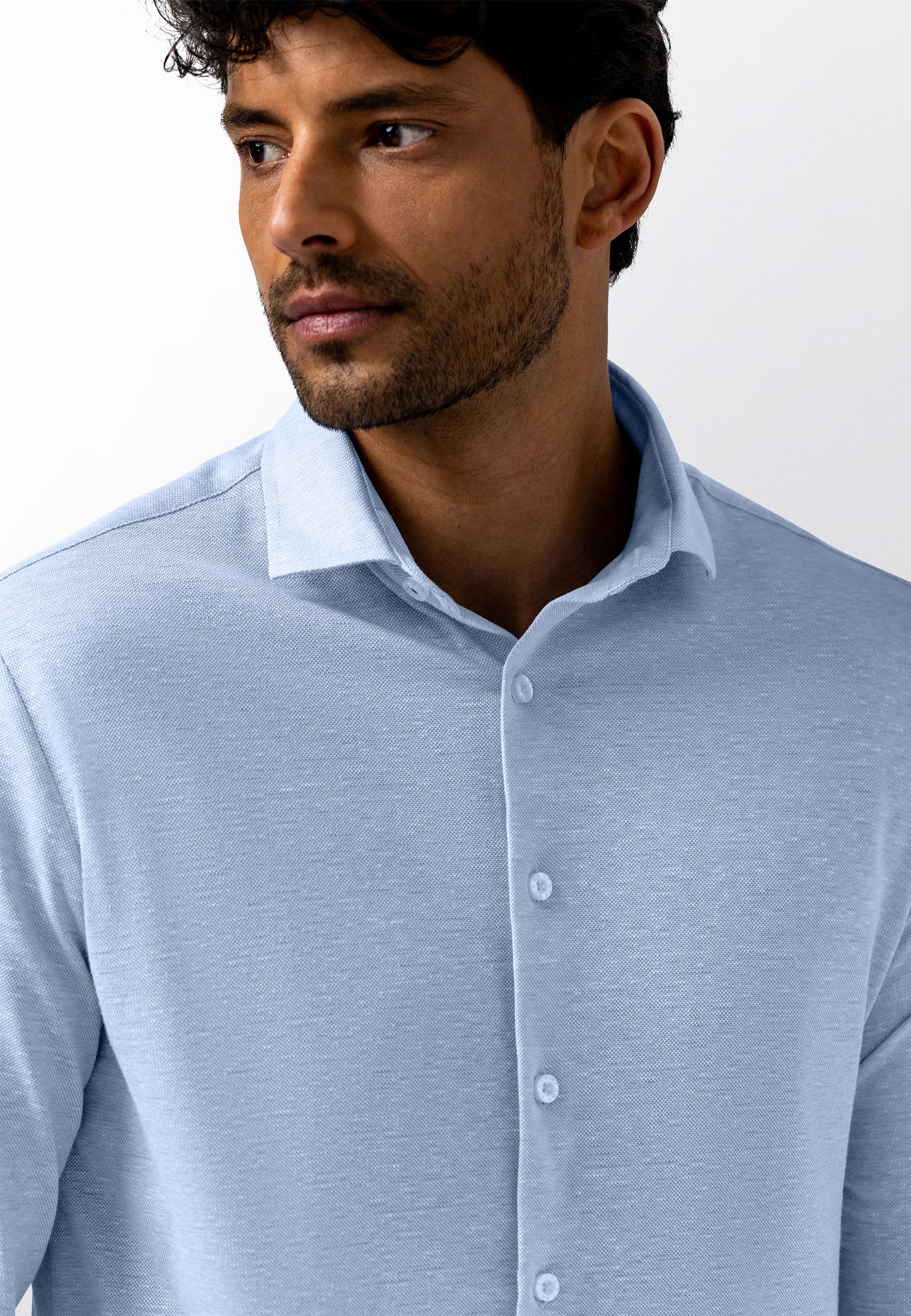 Blue textured regualr fit shirt State of Art - 16320/5311