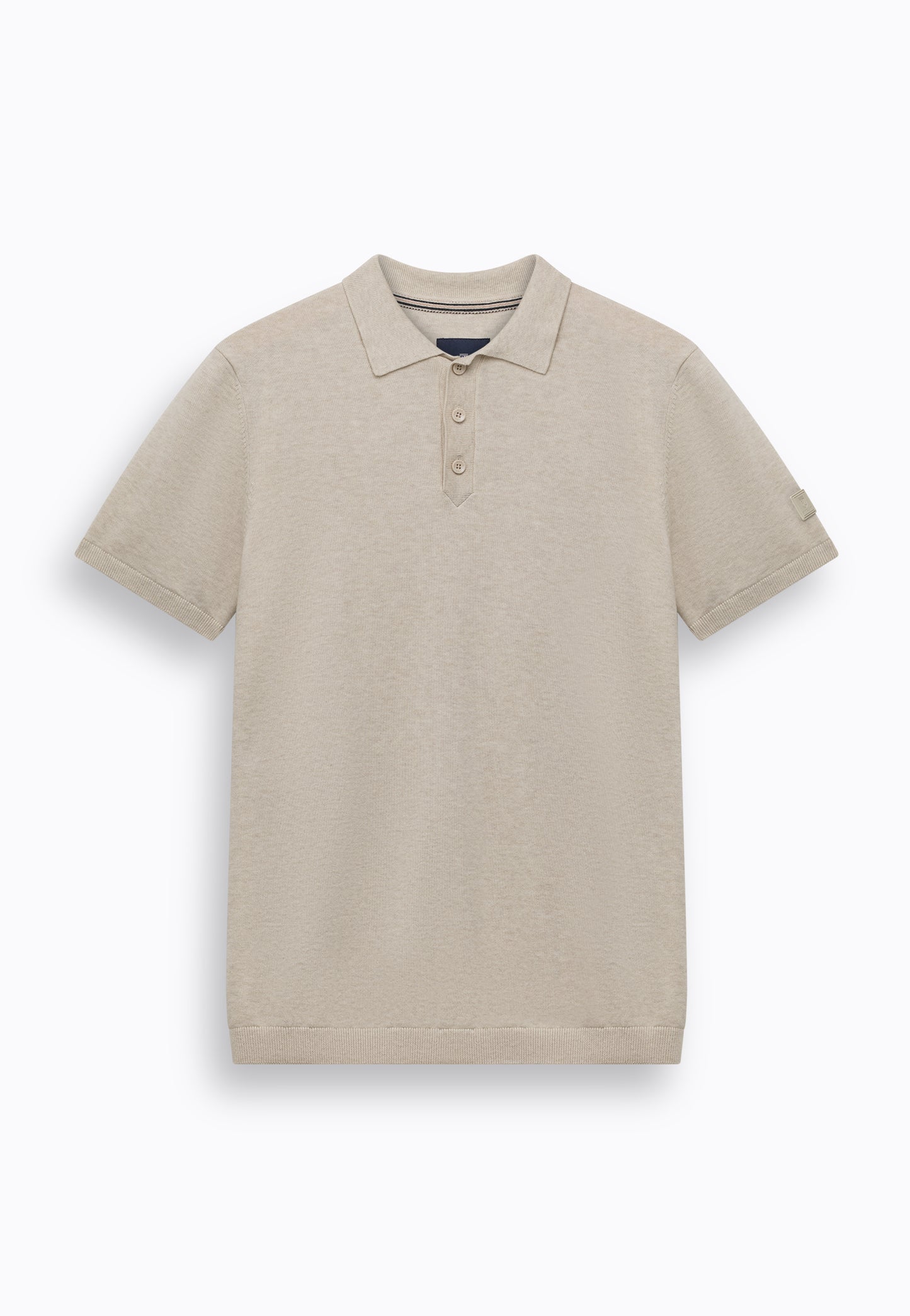 Ecru cotton polo State of Art - 16062/1400