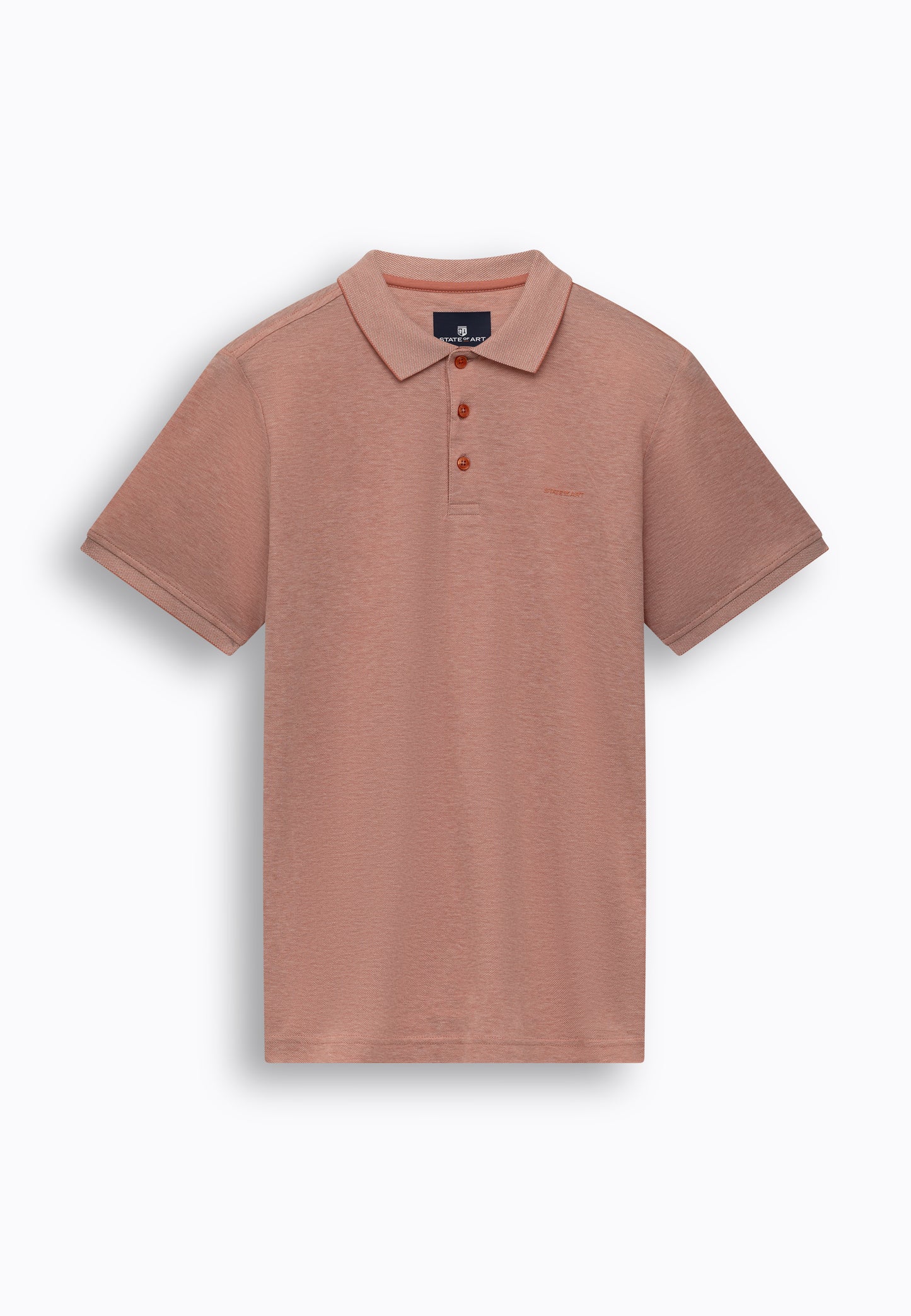 Navy Mercerized cotton regular fit polo State of Art - 16427/5815