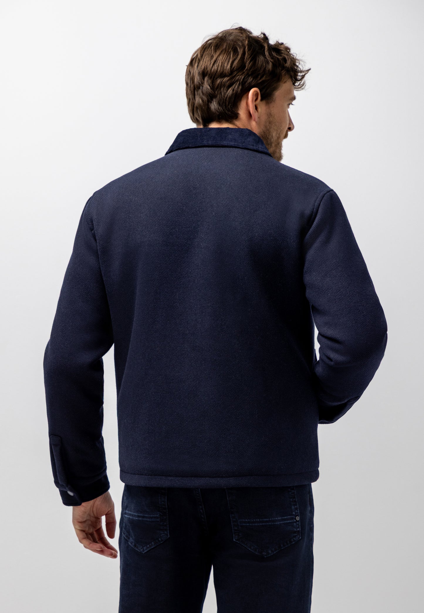 Navy  short outdoor jacket State of Art - 26838/5900
