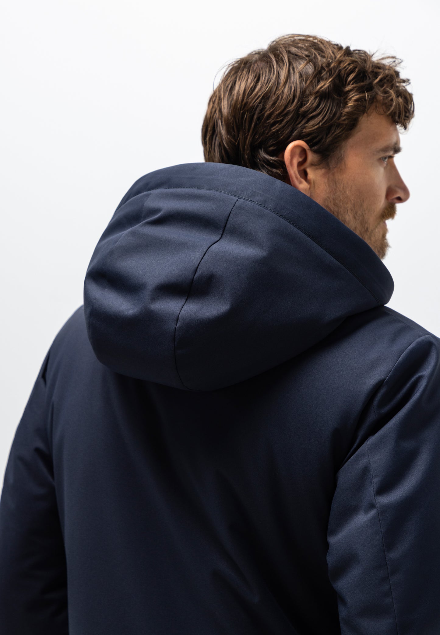 navy parka met afneembare capuchon State of Art - 26854/5900
