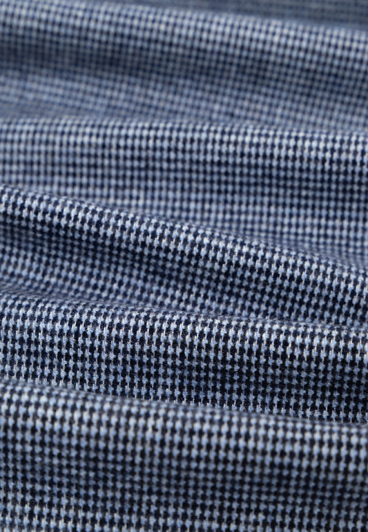 Blauw geruit sjaal State of Art - 26890/5995