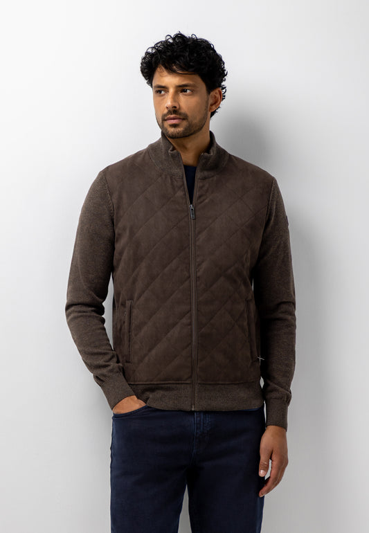 Donkerbruin gilet State of Art - 26051/8900