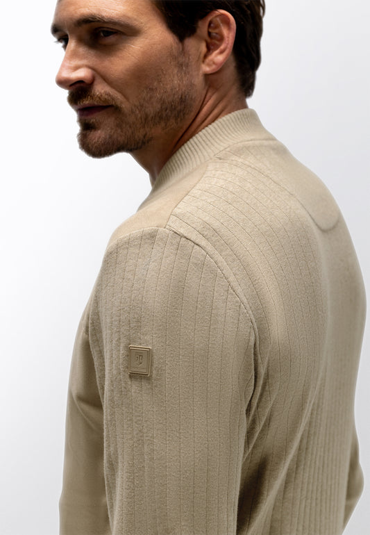 Beige cotton cardigan State of Art - 16066/1600