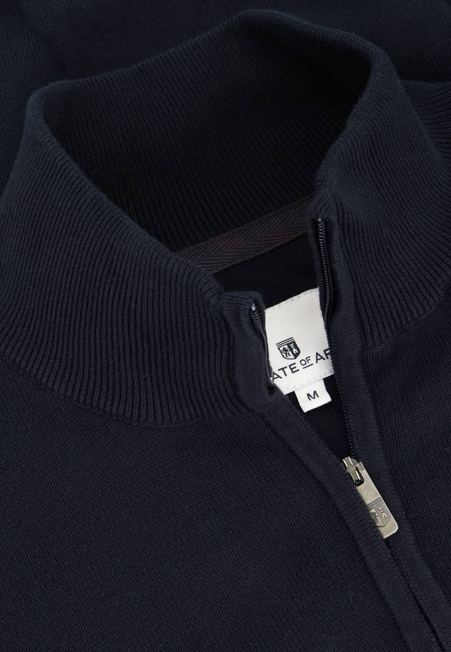 Navy half zip cotton pullover State of Art - 23004/5900