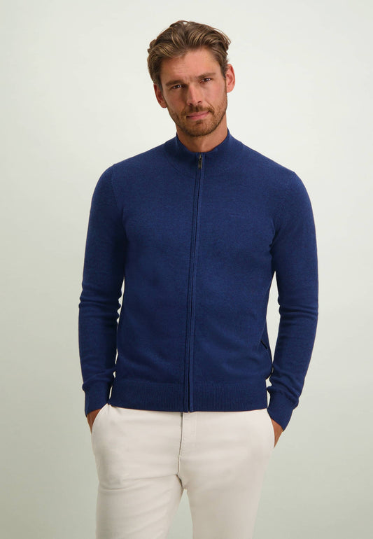 Blue cotton cardigan State of Art - 14033/5700