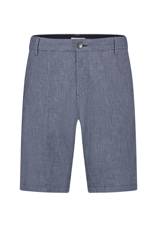 Indigo cotton linnen short State of Art - 14658/5700