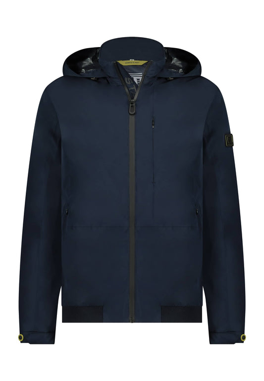 Navy outdoor jacket with detachable hood State of Art - 14833/5900