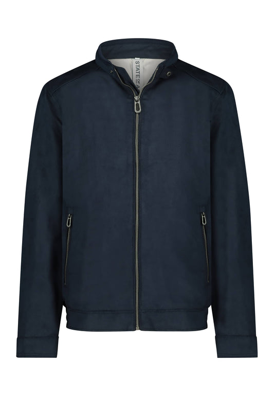 Navy outdoor short jacket State of Art - 14835/5900