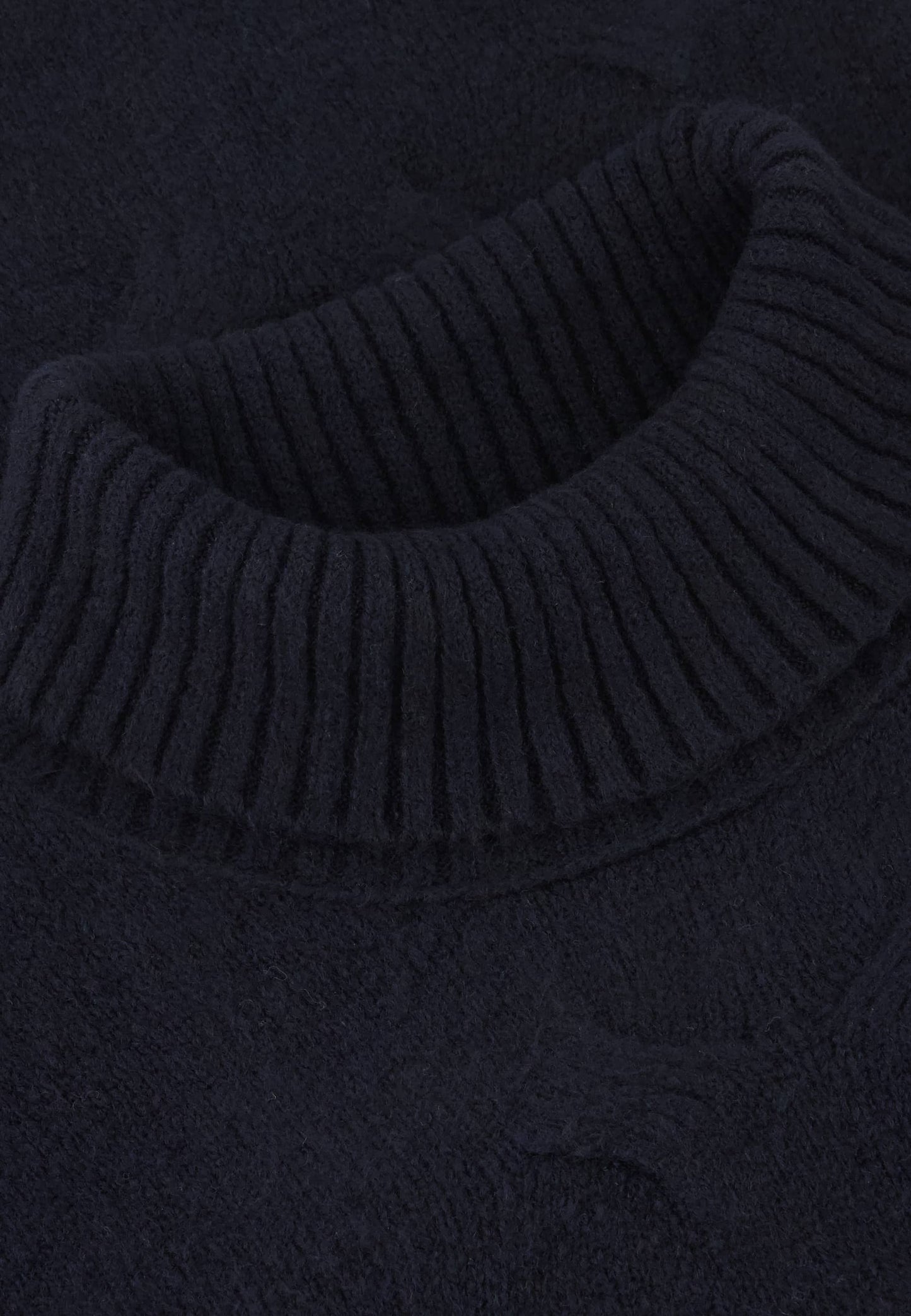 Navy cable turtleneck pullover State of Art - 23745/5900