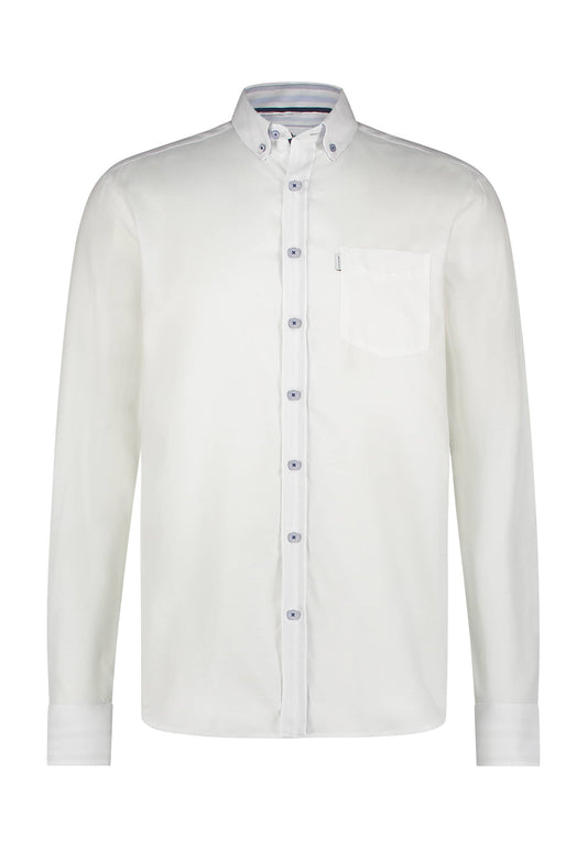 White cotton regular fit shirt State of Art - 15166/1111
