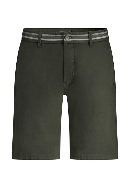 Ecru cotton linnen shorts State of Art - 15655/1400