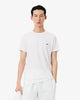 White cotton crew neck T-shirt Lacoste - TH6709/001