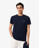 Navy cotton crew neck T-shirt Lacoste - TH6709/166