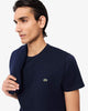 Navy cotton crew neck T-shirt Lacoste - TH6709/166
