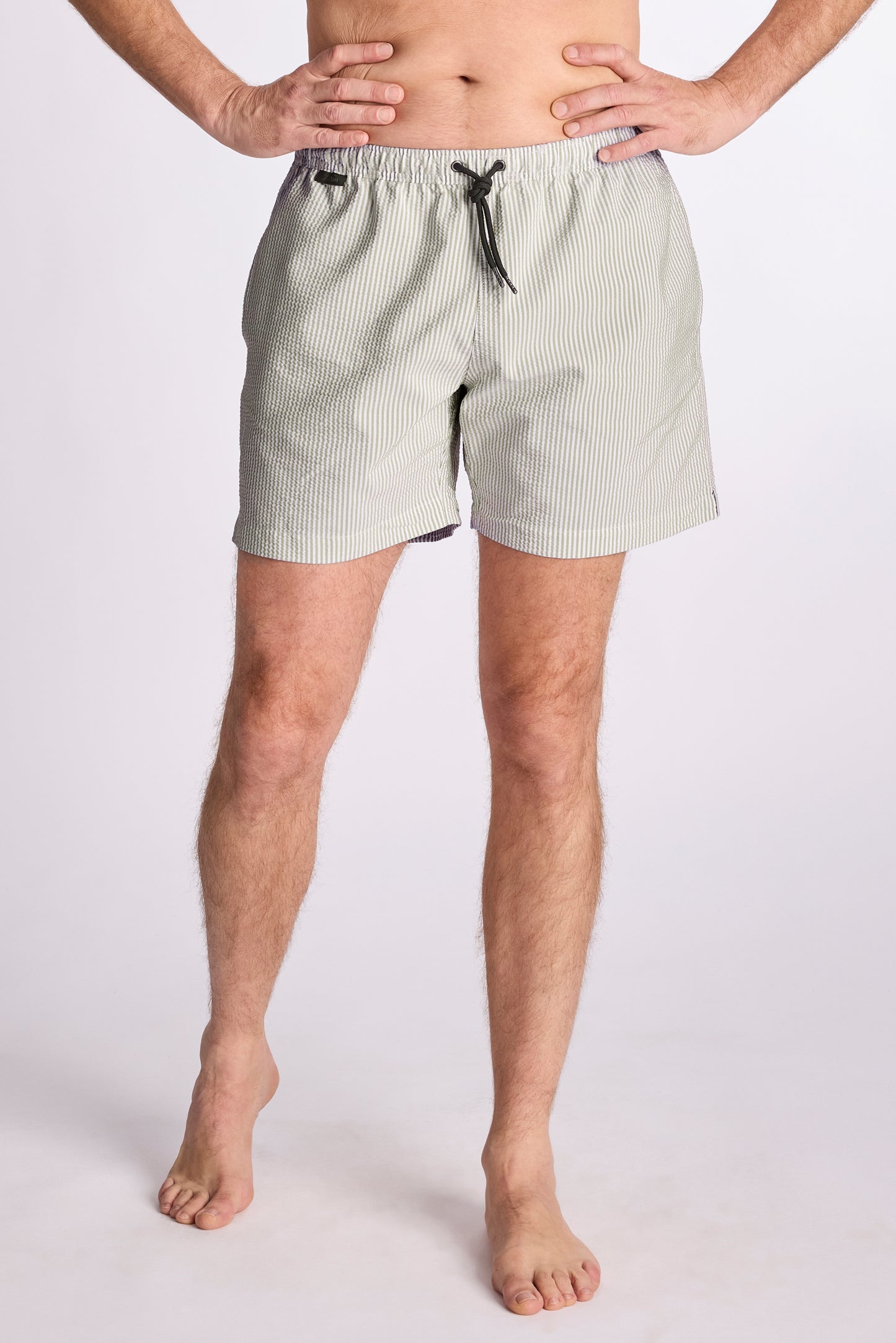 Green striped swimshorts Zilton - Zack 71/511