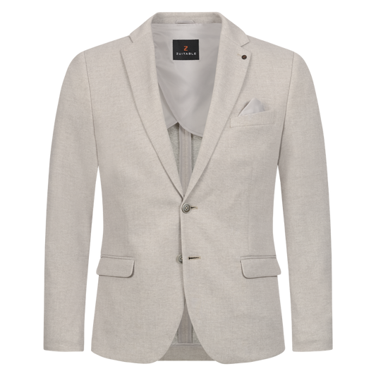 Beige regular fit jacket Zuitable - DiHenk 261617/230