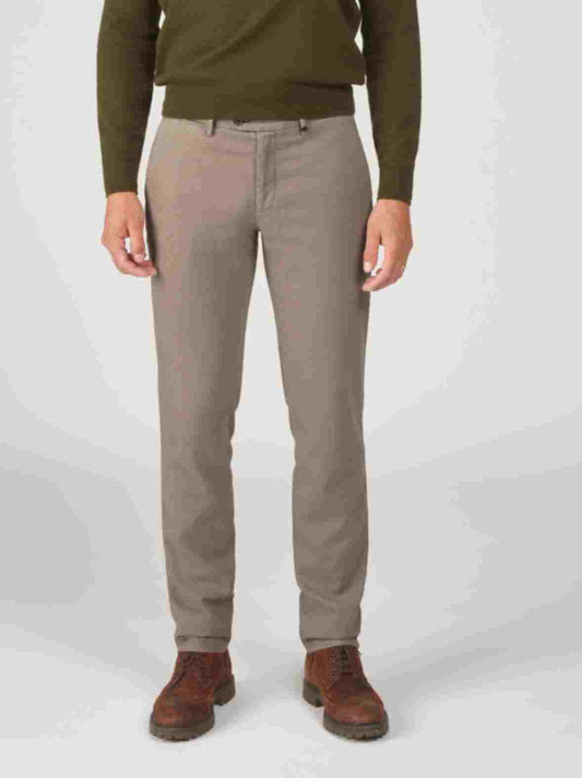 Light grey cotton regular fit trousers Zilton - Magnus-P 27/401