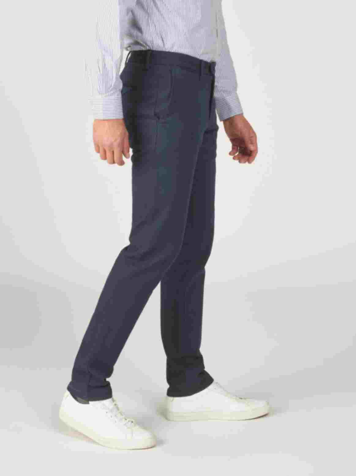 Navy cotton regular fit trousers Zilton - Magnus-P 32/363
