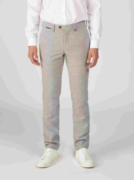 Light grey regular fit trousers Zilton - Magnus-A 70/204