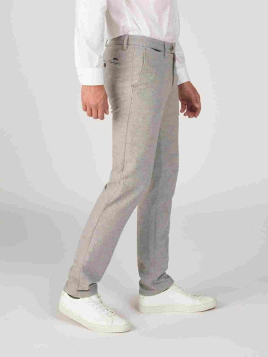 Light grey regular fit trousers Zilton - Magnus-A 70/204