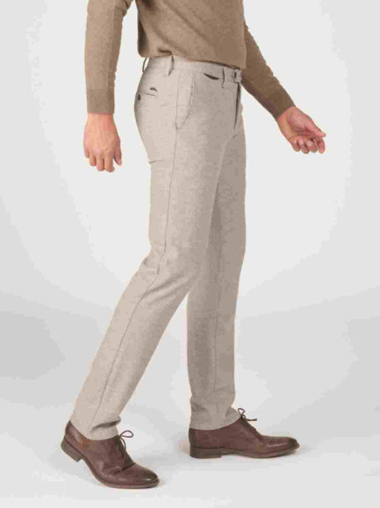 Beige regular fit trousers Zilton - Magnus-A 70/434