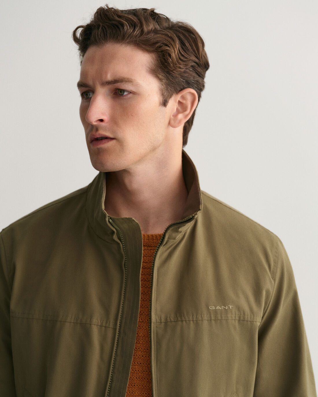 Green short outdoor jacket Gant - 7006322/301