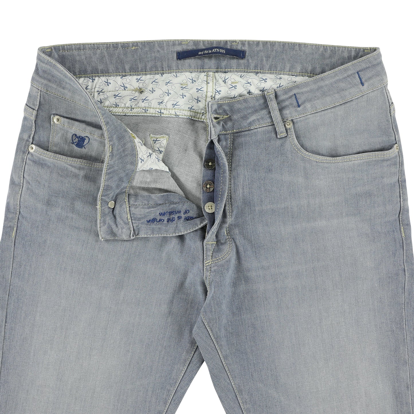 Light grey slim fit jeans Atelier Noterman - 1485/104
