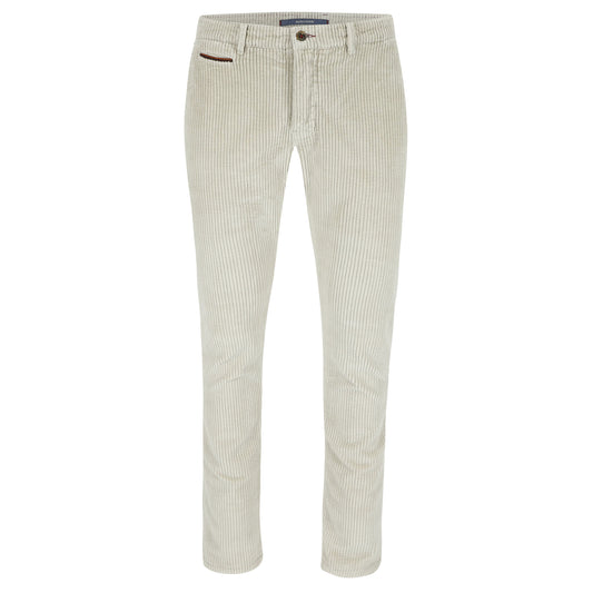 Off white corduroy slim fit trousers Atelier Noterman - 0961/737