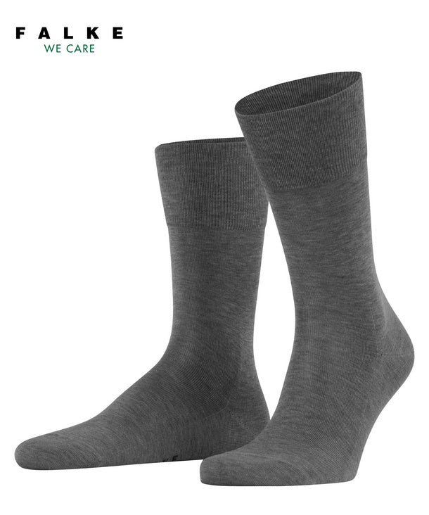 Grey fil d'Ecosse cotton socks Falke Tiago - 14792/3165