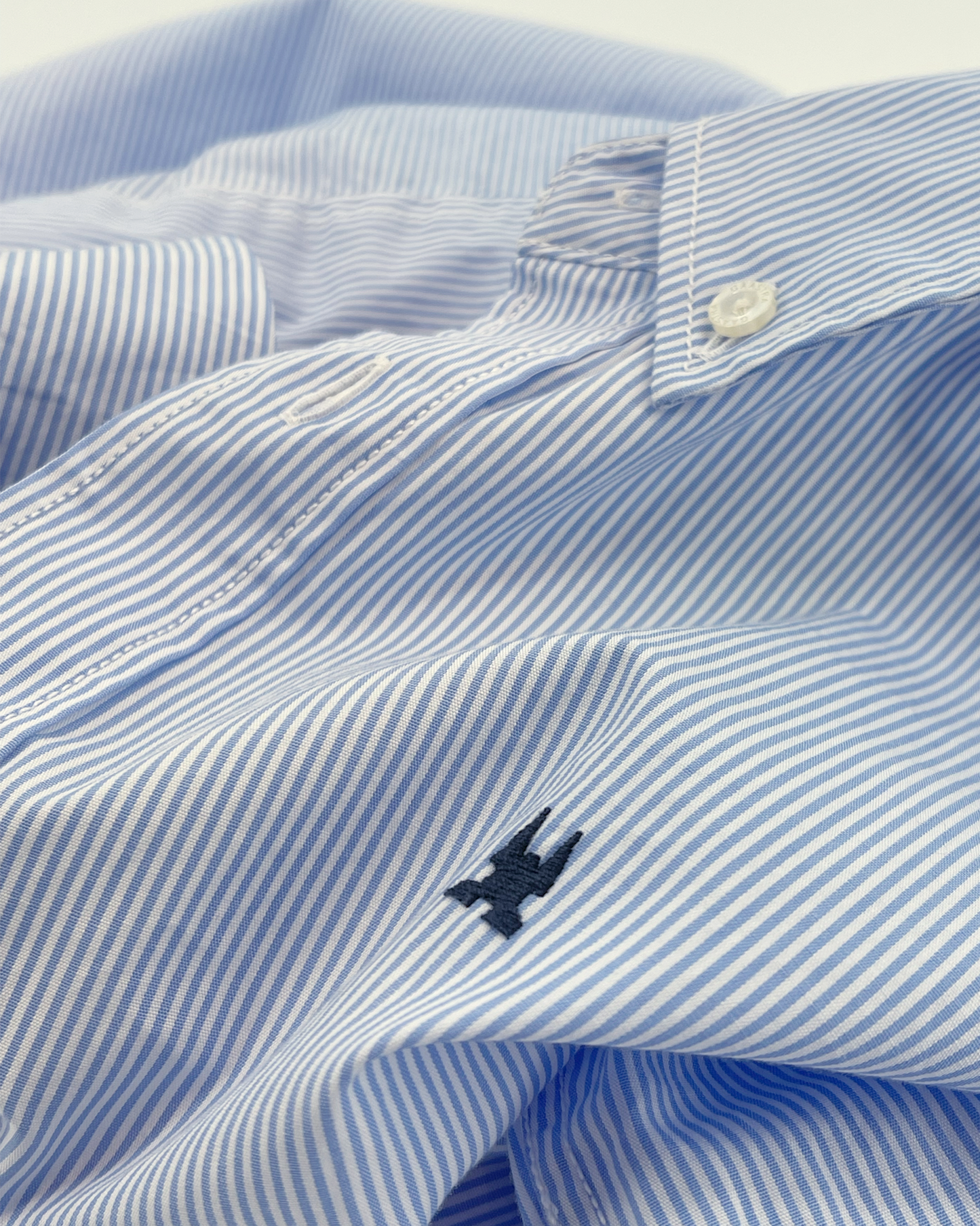 Blue striped cotton slim fit shirt Gaastra - 352505222/B018