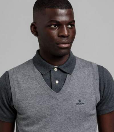 Grey cotton slipover Gant - 8030540