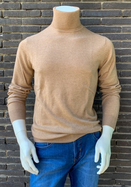 Beige wool-cashmere turtleneck pullover Gant - 8050095