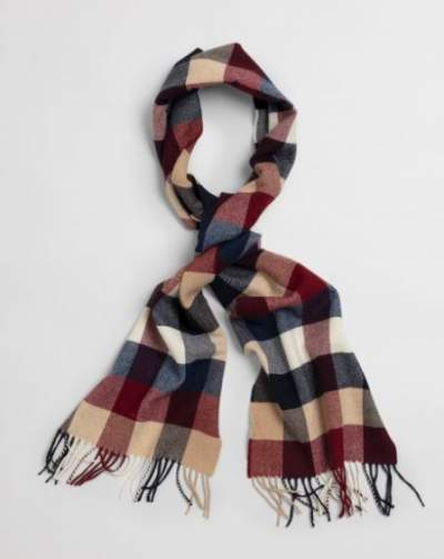 Red checkered scarf Gant - 9920133