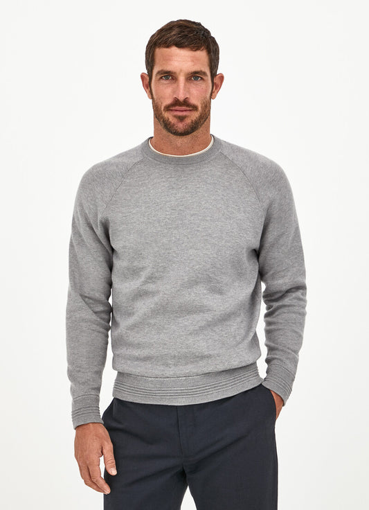 Grijze gebreide sweatshirt Hackett - HM702845/9HO