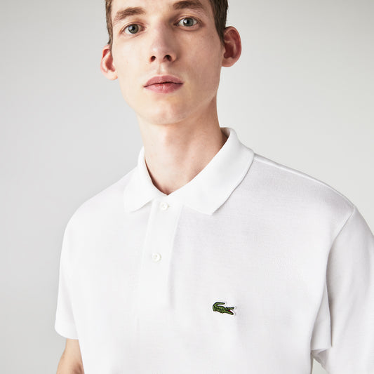 Witte katoenen classic fit polo Lacoste - L1212-31/001