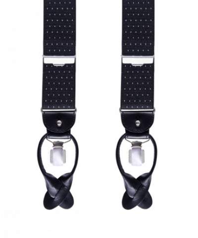 Bordeauxrood bretels met stippen Profuomo - PP1L00003A-B-C