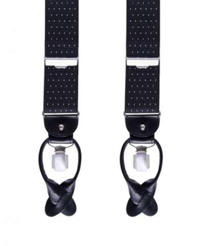 Burgundy pindot braces Profuomo - PP1L00003A-B-C