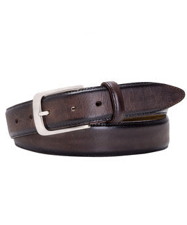 Navy leather belt Profuomo - PP1R00078-79-81