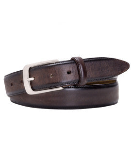 Marineblauwe leren riem Profuomo - PP1R00078-79-81 