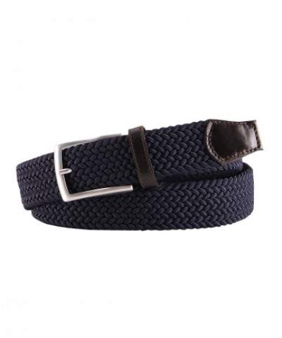 Navy woven elasticated belt Profuomo -PP1R00089