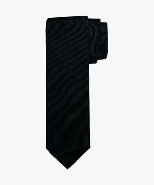 black silk tie Profuomo - PP5AA0020A-D