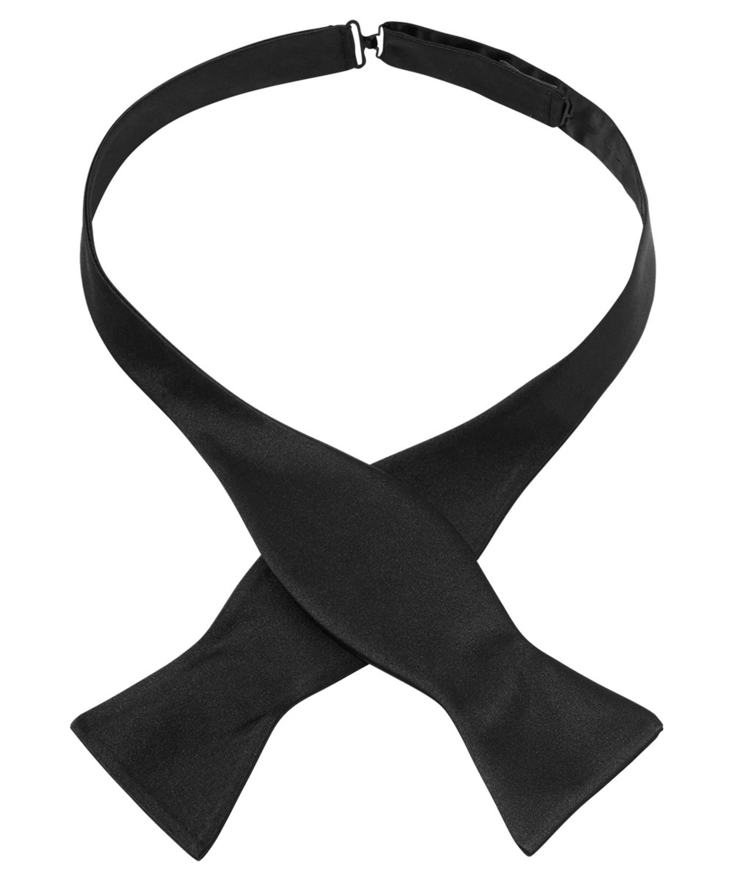 Black silk self bow tie Profuomo - PP6V00001A-B