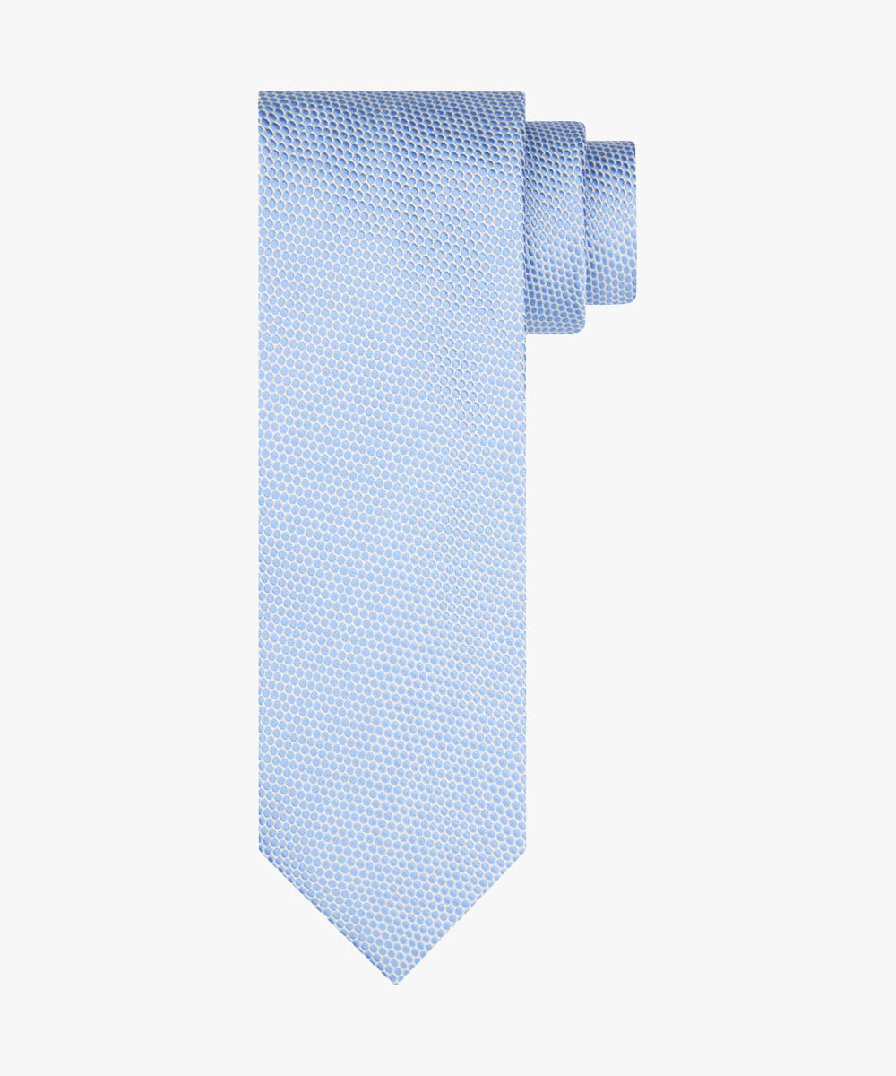 Light blue dotted silk tie Profuomo - PPUA10033B-C