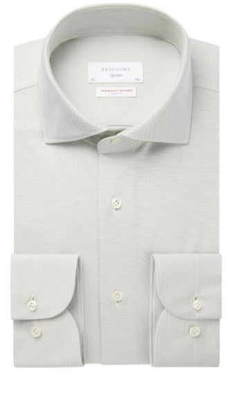 Light green hyperstretch slim fit shirt Profuomo - PPSH1C1059