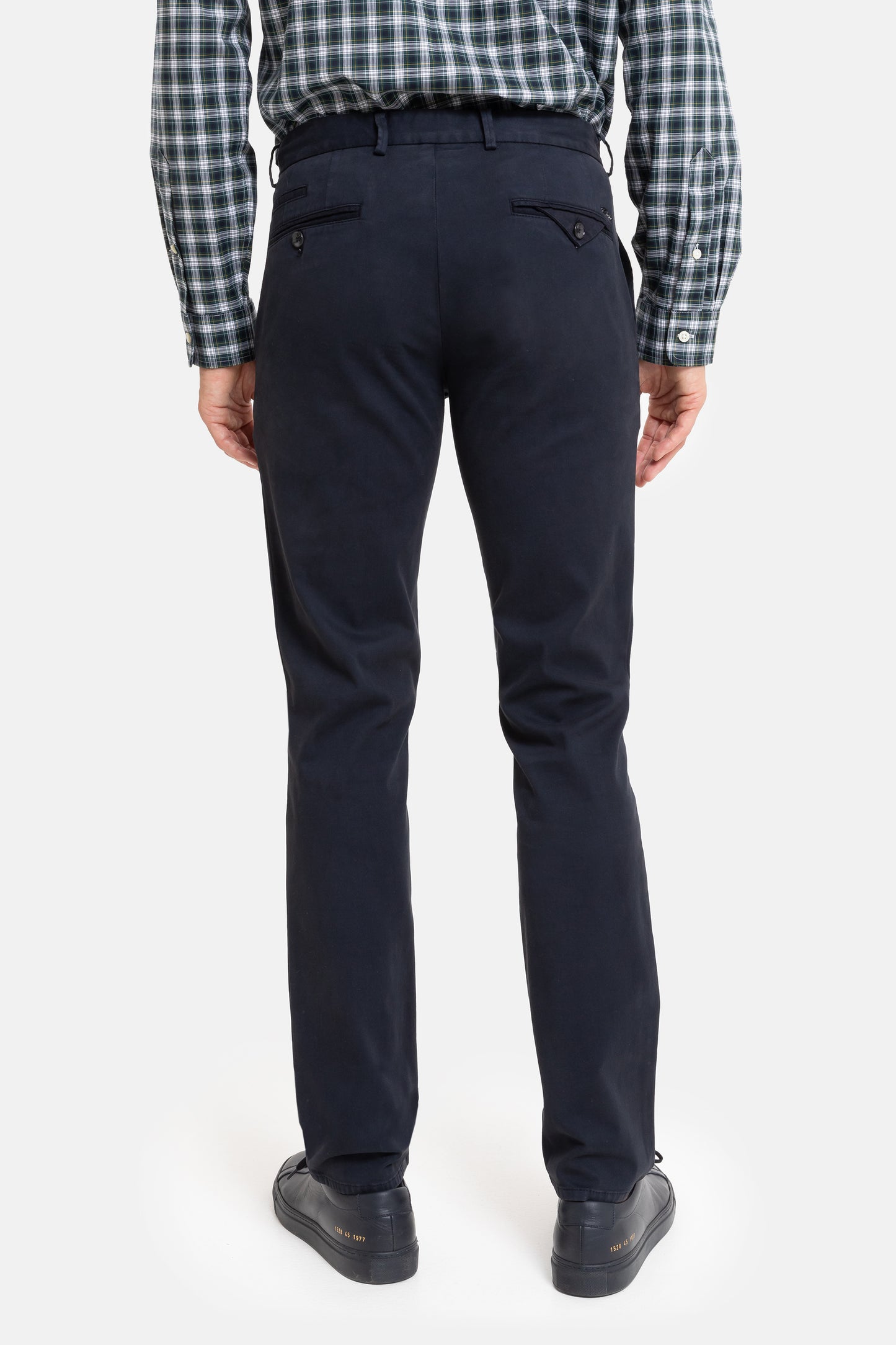 Brown cotton regular fit trousers Magnus Zilton - 20/452